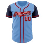 Tone Authentic Rot-Marineblau Jersey Light Baseball Custom Zwei Tone Authentic Rot-Marineblau Jersey Light Baseball Custom Zwei
