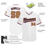 Weißes Custom Old Baseball Jersey Gold-Navy Authentic Weißes Custom Old Baseball Jersey Gold-Navy Authentic