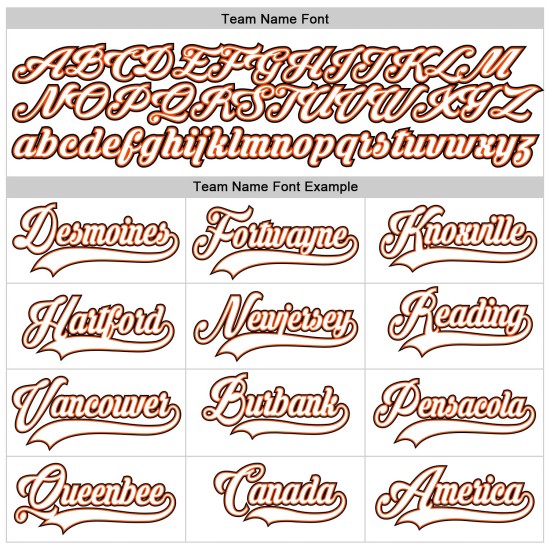 Jersey Custom Weiß Weiß-Orange Authentic Baseball Jersey Custom Weiß Weiß-Orange Authentic Baseball