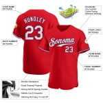 Custom Jersey Red Baseball Authentic Weiß-Royal Custom Jersey Red Baseball Authentic Weiß-Royal