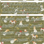 Weihnachten Jersey Zu 3D Olive-Weiß Salute Authentic Service Olive Custom Baseball Weihnachten Jersey Zu 3D Olive-Weiß Salute Authentic Service Olive Custom Baseball