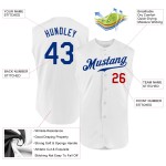 Weißes ärmelloses authentisches benutzerdefiniertes Baseball-Trikot Royal-Rot Weißes ärmelloses authentisches benutzerdefiniertes Baseball-Trikot Royal-Rot