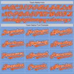 Baseball Jersey Blau Custom Orange-Royal Hell Authentic Tone Two Baseball Jersey Blau Custom Orange-Royal Hell Authentic Tone Two