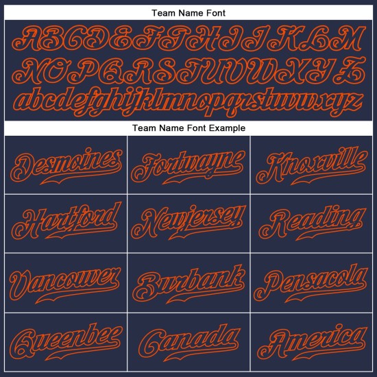 Custom Baseball Navy-Orange Navy Authentic Jersey Ärmellos Custom Baseball Navy-Orange Navy Authentic Jersey Ärmellos