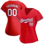 Custom Jersey Red Baseball Authentic Weiß-Royal Custom Jersey Red Baseball Authentic Weiß-Royal