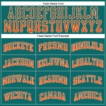 Orange-Weiß Drift Authentic Custom Fashion Baseball Teal Jersey Orange-Weiß Drift Authentic Custom Fashion Baseball Teal Jersey