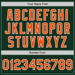 Authentische Orange-Grau Baseball Split Custom Green Jersey Mode Authentische Orange-Grau Baseball Split Custom Green Jersey Mode