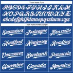 Weiß-Blaugrün Authentic Baseball Custom Jersey Royal Weiß-Blaugrün Authentic Baseball Custom Jersey Royal