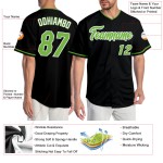Grün-Weiß Schwarz Baseball Neon Authentic Custom Jersey Grün-Weiß Schwarz Baseball Neon Authentic Custom Jersey