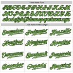 Authentisches Custom Baseball Trikot Ärmellos Neon Weiß Grün-Schwarz Authentisches Custom Baseball Trikot Ärmellos Neon Weiß Grün-Schwarz