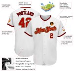 Rot-Altweiß Custom Jersey Baseball Gold Authentic Rot-Altweiß Custom Jersey Baseball Gold Authentic
