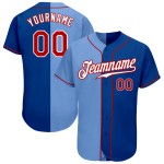 Royal Baseball Red-Light Fashion Trikot Split Authentic Custom Blau Royal Baseball Red-Light Fashion Trikot Split Authentic Custom Blau