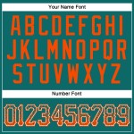 Orange-Weiß Drift Authentic Custom Fashion Baseball Teal Jersey Orange-Weiß Drift Authentic Custom Fashion Baseball Teal Jersey