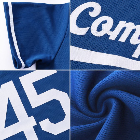 Baseball Authentic Royal Jersey Shirt Throwback Custom Gold-Kastanienbraun Rippstrick Baseball Authentic Royal Jersey Shirt Throwback Custom Gold-Kastanienbraun Rippstrick