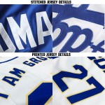 Benutzerdefinierte grau-orange Jersey Baseball Royal Benutzerdefinierte grau-orange Jersey Baseball Royal