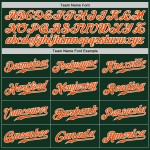 Authentische Orange-Grau Baseball Split Custom Green Jersey Mode Authentische Orange-Grau Baseball Split Custom Green Jersey Mode