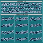 Authentisches, individuell geteiltes Baseball-Trikot, Marineblau-Grau, modisches Blaugrün Authentisches, individuell geteiltes Baseball-Trikot, Marineblau-Grau, modisches Blaugrün