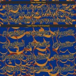 Muster Custom Baseball Authentic 3D Graffiti Trikot Royal-Gold Muster Custom Baseball Authentic 3D Graffiti Trikot Royal-Gold