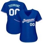 Weiß-Blaugrün Authentic Baseball Custom Jersey Royal Weiß-Blaugrün Authentic Baseball Custom Jersey Royal